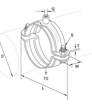 Collier série lourde non isolé UNI N