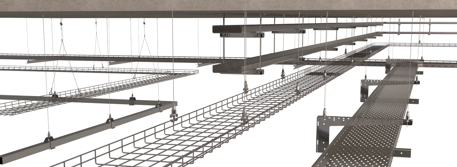 Suspension rapide par câble acier