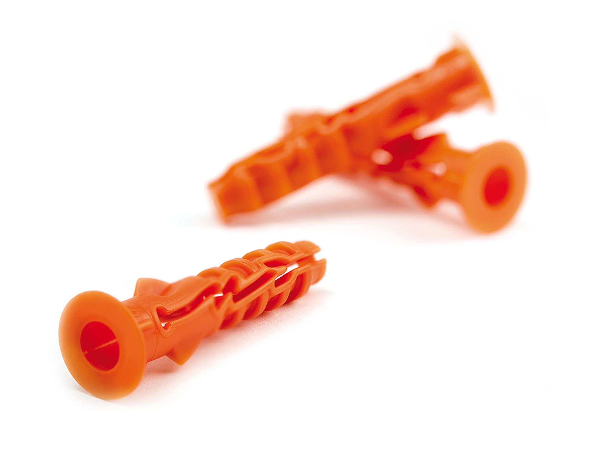 Cheville nyl collerette